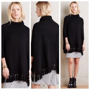 Anthropologie Turtleneck Sweater Poncho